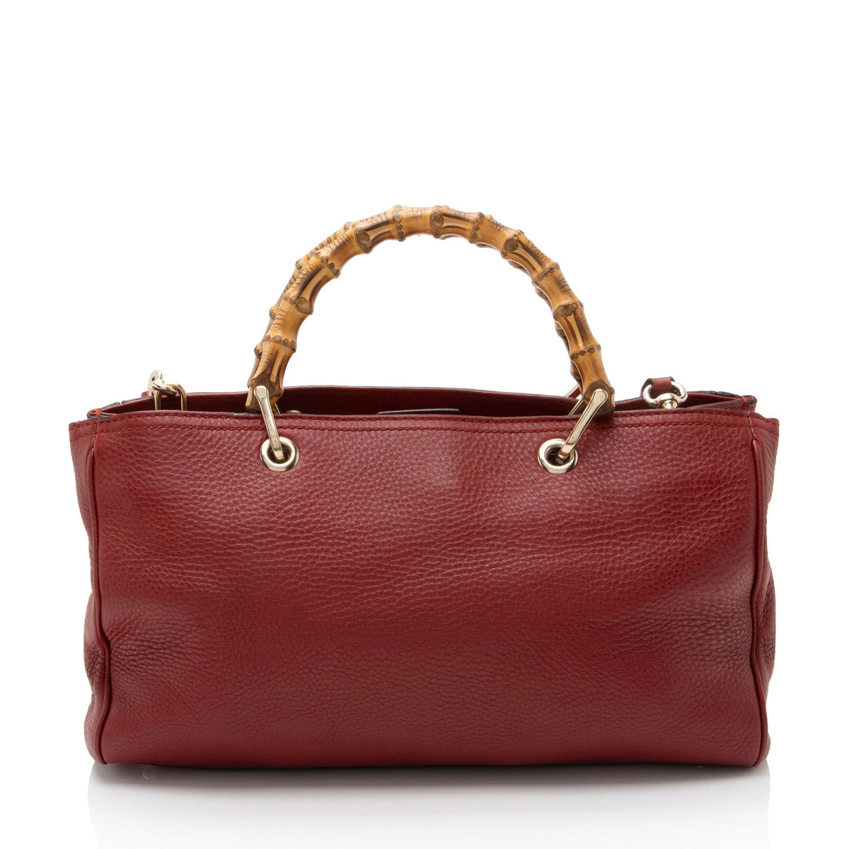 Gucci Leather Bamboo Medium Shopper Tote (SHF-BGoJH3)