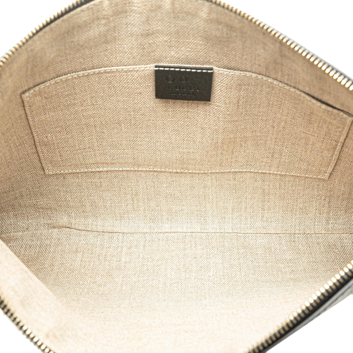 Gucci Leather Bamboo Tassel Clutch