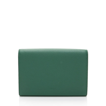 Gucci Leather Crystal Dionysus Chain Wallet (SHF-roOomv)