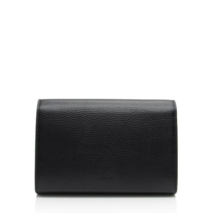 Gucci Leather Crystal Dionysus Chain Wallet (SHF-N4rGzu)
