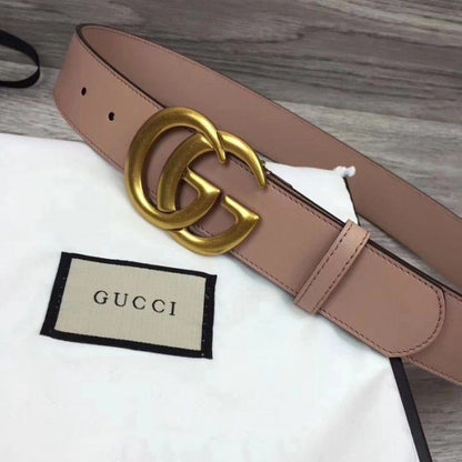Gucci Double G Buckle Leather Belt