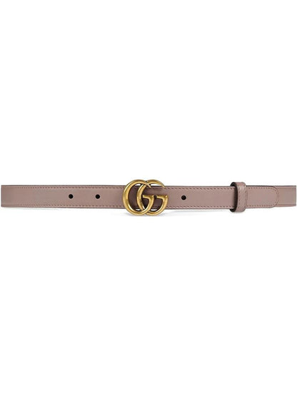 Gucci Double G Buckle Leather Belt