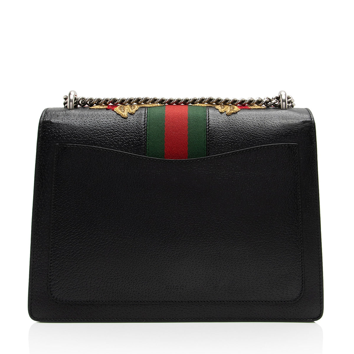 Gucci Leather Embroidered Rose Dionysus Medium Shoulder Bag (SHF-sxhk6S)