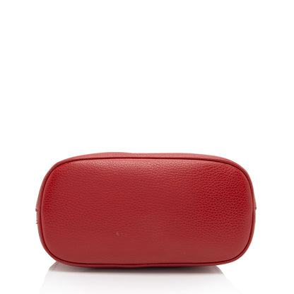 Gucci Leather GG Charm Dome Small Satchel