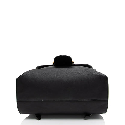Gucci Leather GG Marmont Web Flap Chain Backpack (SHF-PyHHER)
