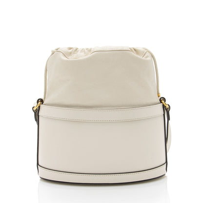 Gucci Leather Horsebit 1955 Drawstring Bucket Bag