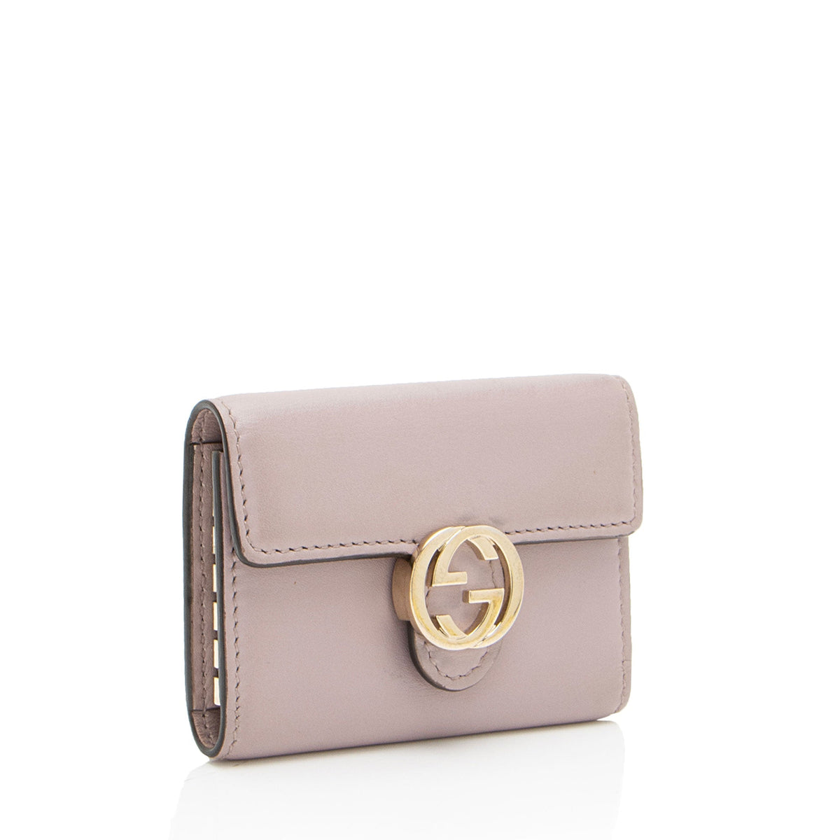 Gucci Leather Interlocking G 6 Key Holder