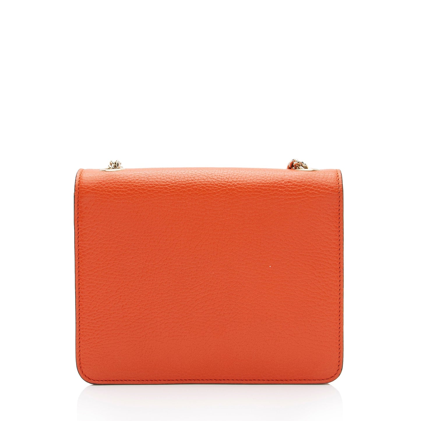 Gucci Grained Calfskin Interlocking G Small Shoulder Bag (SHF-h9X0uq)