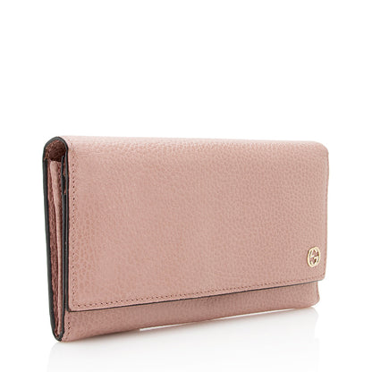 Gucci Leather Interlocking GG Long Wallet - FINAL SALE