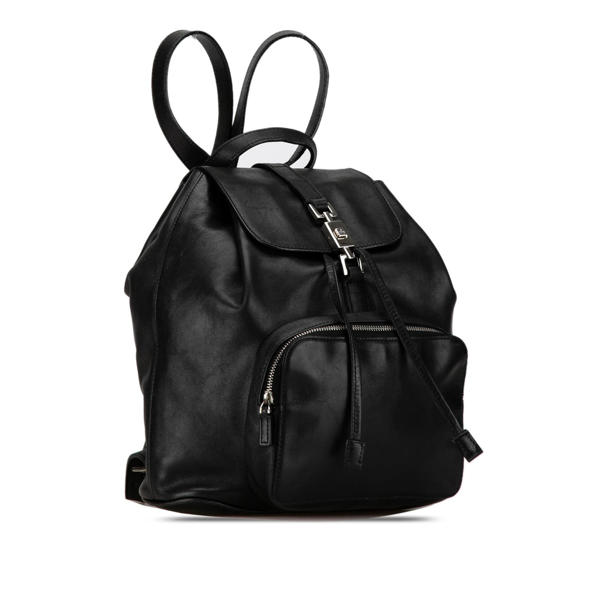 Gucci Leather Jackie Backpack (SHG-VVWUKO)