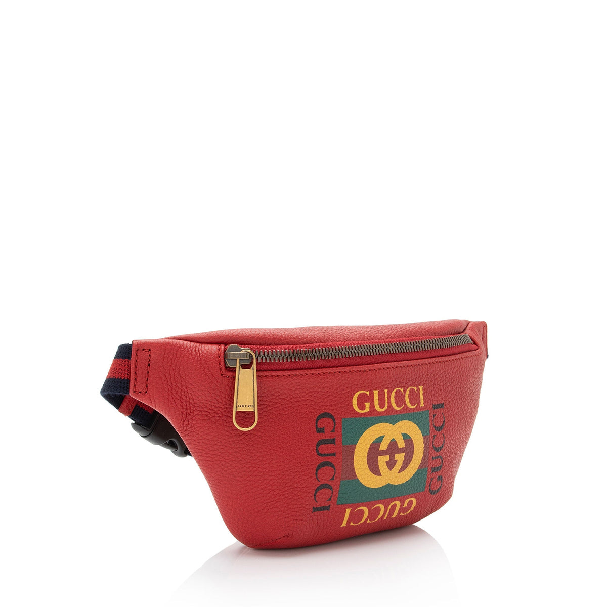Gucci Leather Logo Belt Bag (SHF-YVpNxZ)