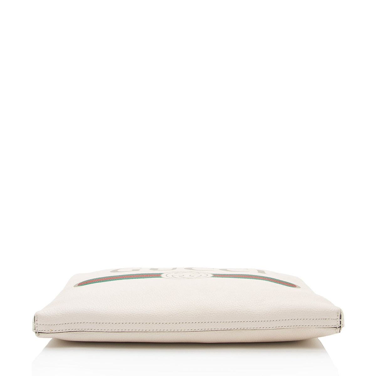 Gucci Leather Logo Zip Pouch (SHF-voC0bh)