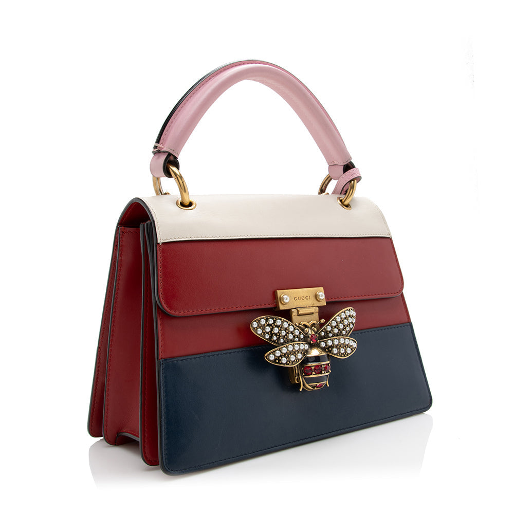 Gucci Leather Queen Margaret Top Handle Satchel