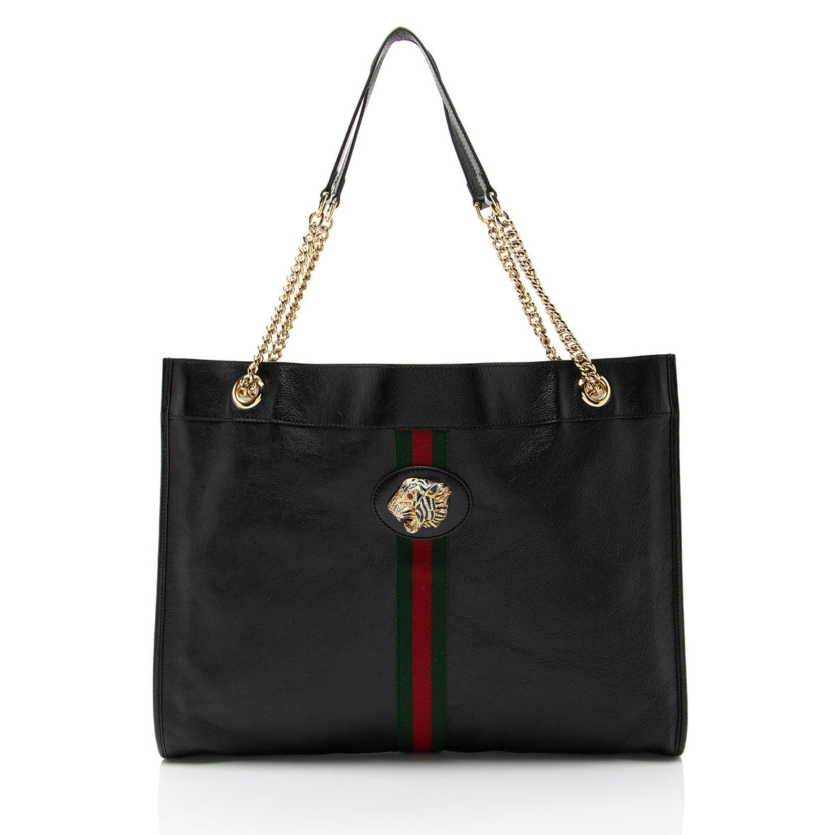 Gucci Leather Rajah Large Tote