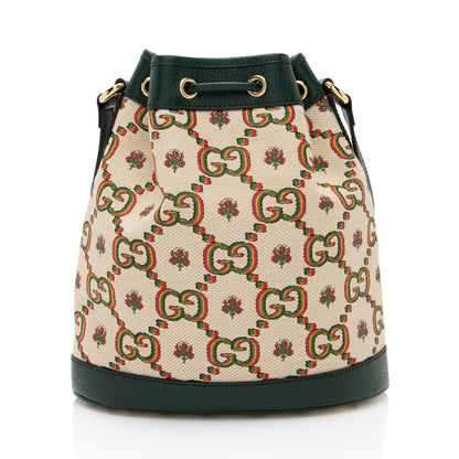 Gucci Limited Edition GG Canvas 100 Bucket Bag (SHF-x2mTZd)