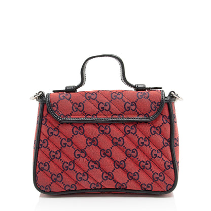 Gucci GG Canvas GG Marmont Mini Top Handle