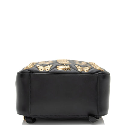 Gucci Matelasse Leather GG Marmont Animal Studs Backpack (SHF-1Xptvj)