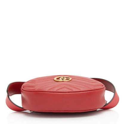 Gucci Matelasse Leather GG Marmont Belt Bag - Size 34 / 85 (SHF-xF7VUV)