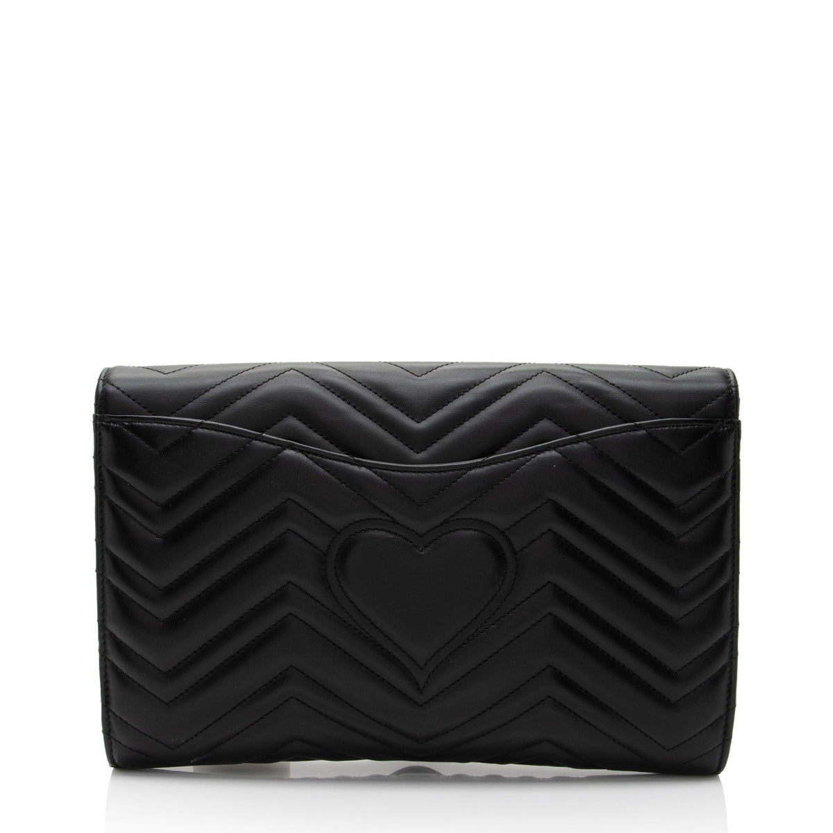 Gucci Matelasse Leather GG Marmont Clutch (SHF-ZRS6E1)