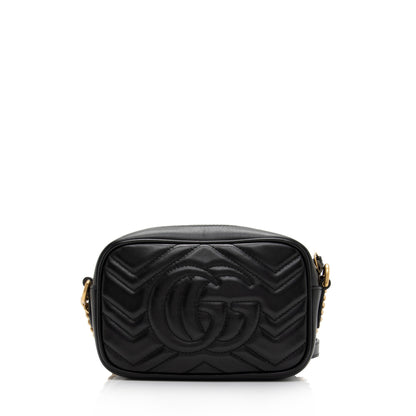 Gucci Matelasse Leather GG Marmont Mini Bag (SHF-iLzP5K)