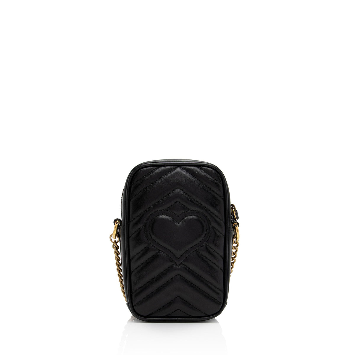 Gucci Matelasse Leather GG Marmont Mini Crossbody Bag (SHF-2UTE9c)