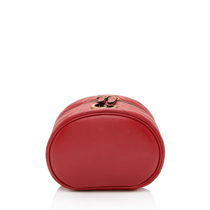 Gucci Matelasse Leather GG Marmont Round Mini Backpack (SHF-I7EvuE)