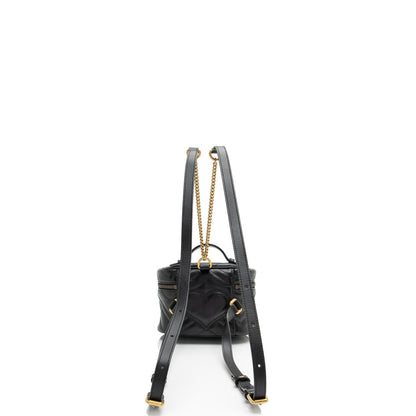 Gucci Matelasse Leather GG Marmont Round Mini Backpack (SHF-tbmiZF)