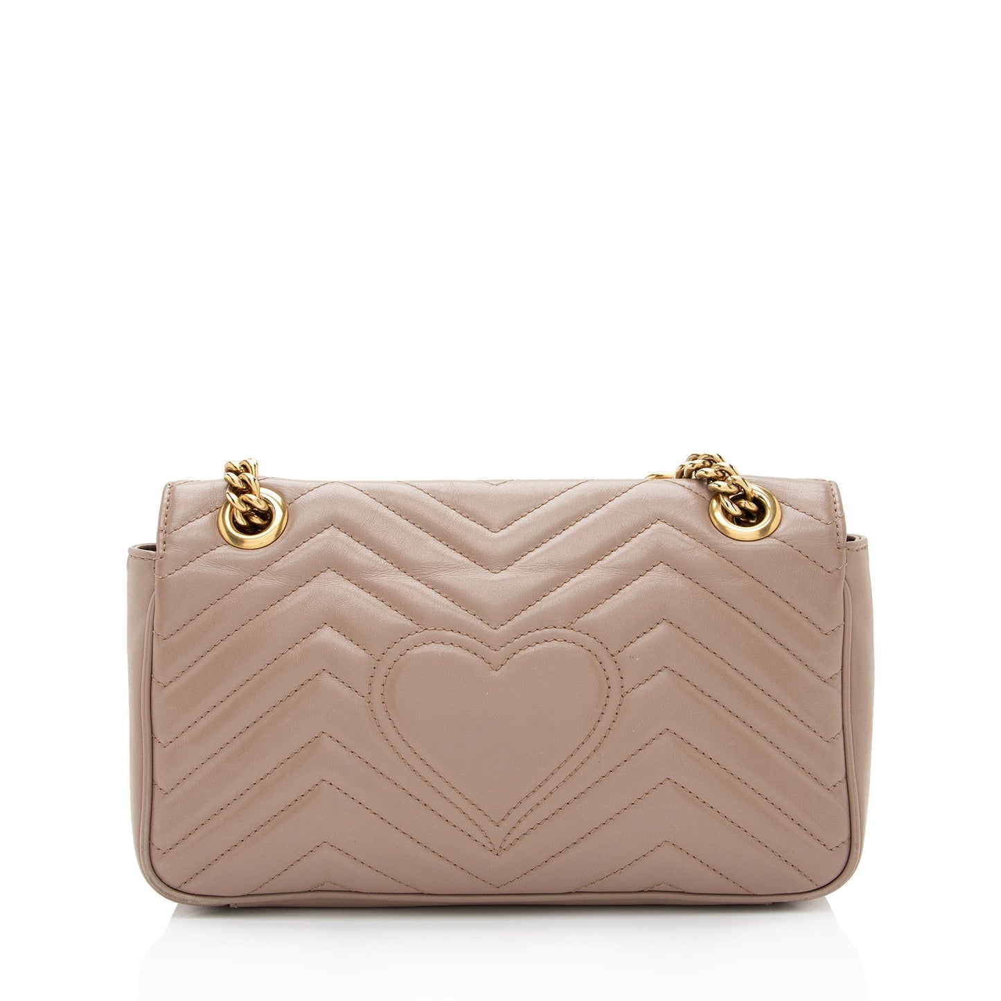 Gucci Matelasse Leather GG Marmont Small Flap Bag