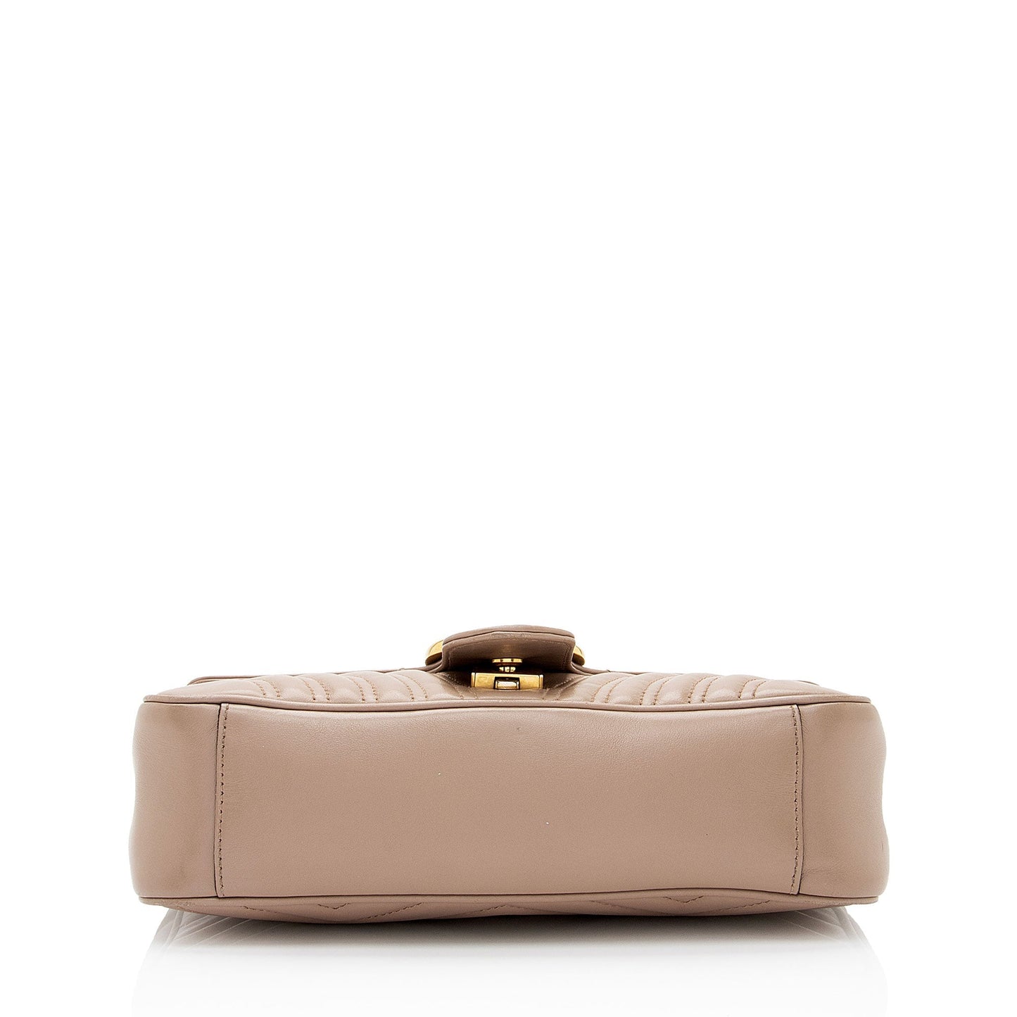 Gucci Matelasse Leather GG Marmont Small Flap Bag