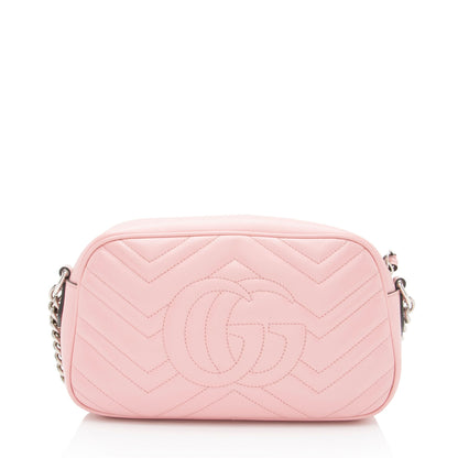 Gucci Matelasse Leather GG Marmont Small Shoulder Bag (SHF-W30FiI)