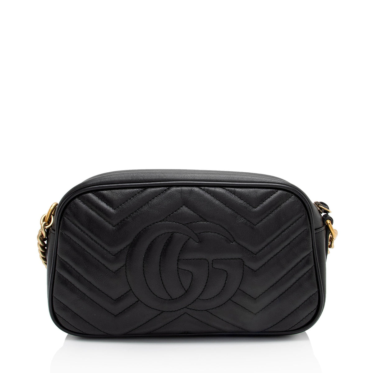 Gucci Matelasse Leather GG Marmont Small Shoulder Bag (SHF-3o6xQ1)