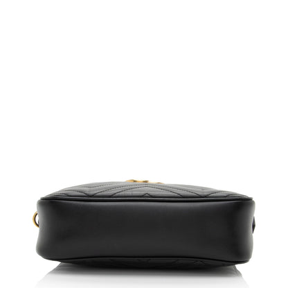 Gucci Matelasse Leather GG Marmont Small Shoulder Bag