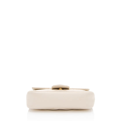 Gucci Matelasse Leather GG Marmont Super Mini Flap Bag