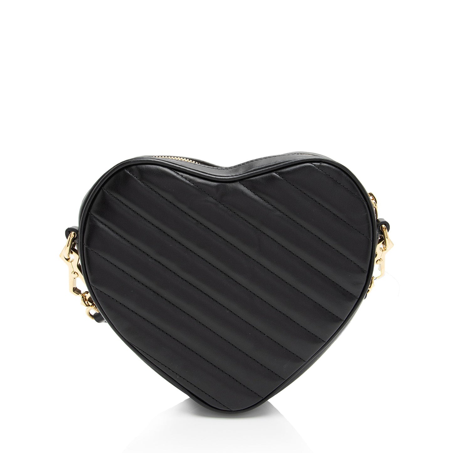 Gucci Matelasse Leather Interlocking G Heart Mini Shoulder Bag
