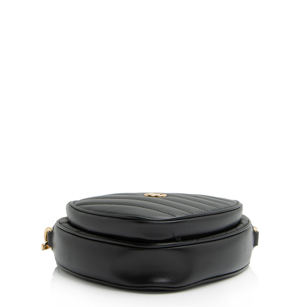 Gucci Matelasse Leather Interlocking G Heart Mini Shoulder Bag
