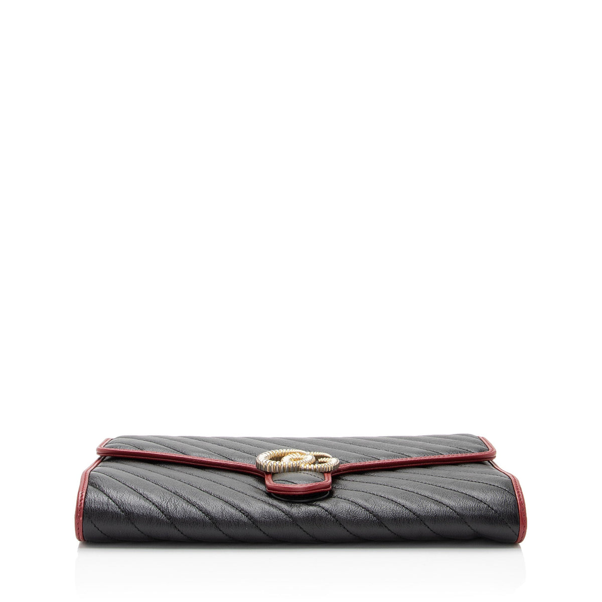 Gucci Matelasse Leather Torchon GG Marmont Clutch (SHF-AQeHxl)