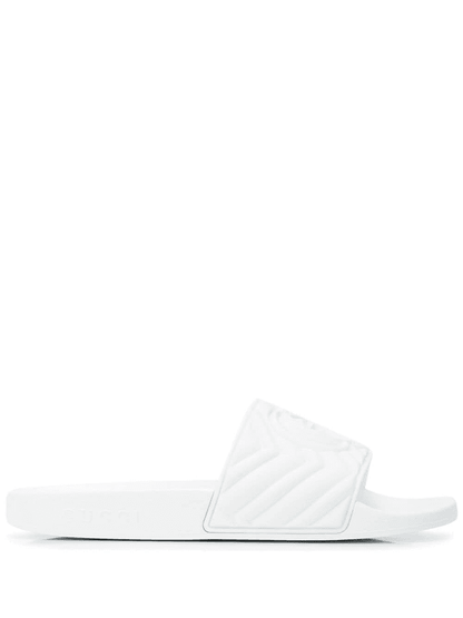 GUCCI GG MATELASSÉ SLIDE SANDAL