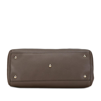 Gucci Medium Calfskin Bamboo Shopper Satchel (SHG-N0vdQS)