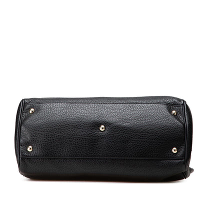 Gucci Medium Calfskin Bamboo Shopper Satchel