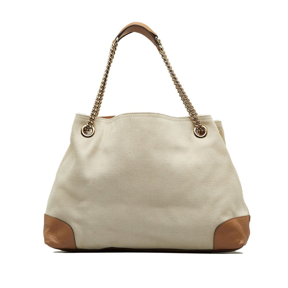Gucci Medium Canvas Soho Chain Tote (SHG-MTThDG)