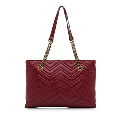 Gucci Medium GG Marmont Slim Matelasse Tote (SHG-DJstM9)