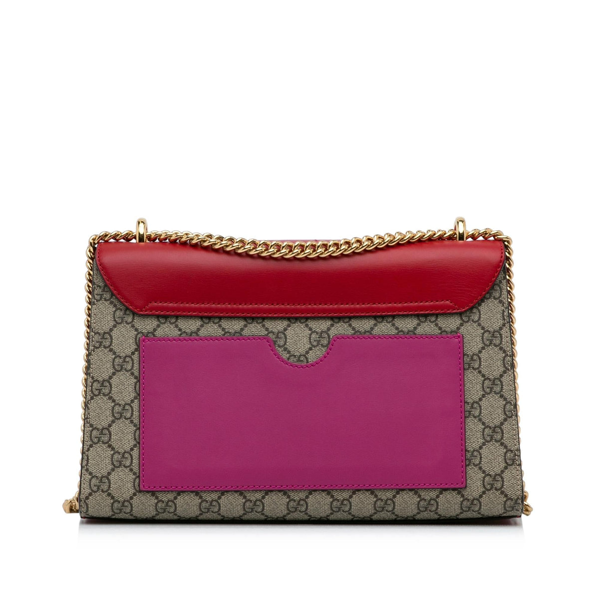 Gucci Medium GG Supreme Padlock Shoulder Bag (SHG-88VyD2)