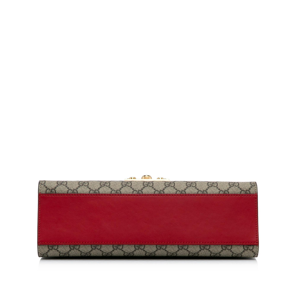 Gucci Medium GG Supreme Padlock Shoulder Bag (SHG-88VyD2)