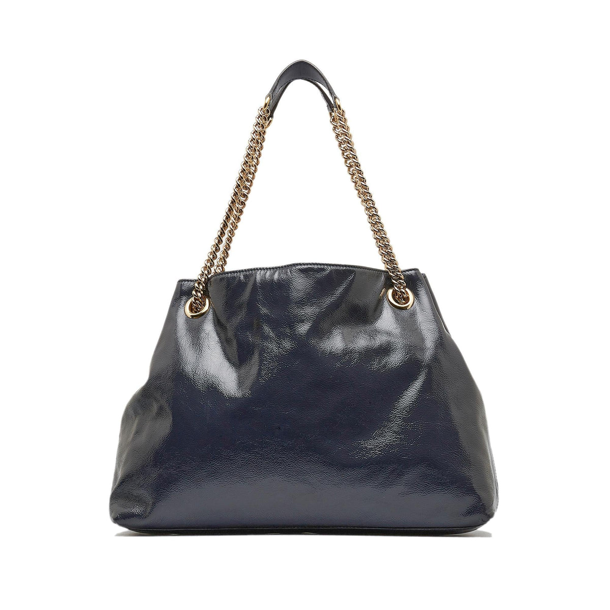 Gucci Medium Patent Soho Chain Tote (SHG-ln0QMk)
