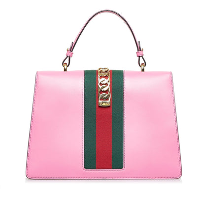 Gucci Medium Sylvie Satchel (SHG-ZwSUYi)