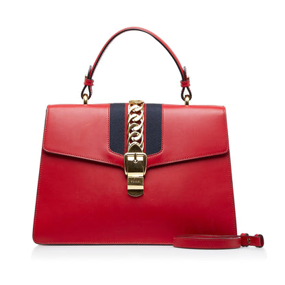 Gucci Medium Sylvie Satchel (SHG-9Fqcs4)