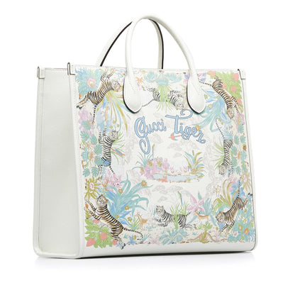 Gucci Medium Tiger Convertible Tote (SHG-JIbh0E)