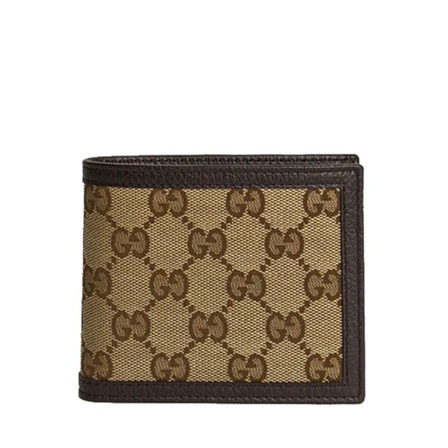 Gucci Men's Bi Fold wallet 260987 525040 Beige & Brown Guccissima (GGMW2022)