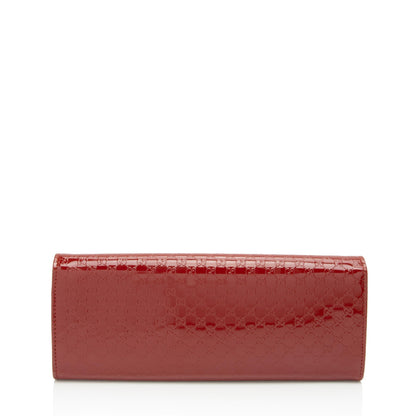 Gucci Microguccissima Patent Leather Broadway Clutch (SHF-VpKZuA)