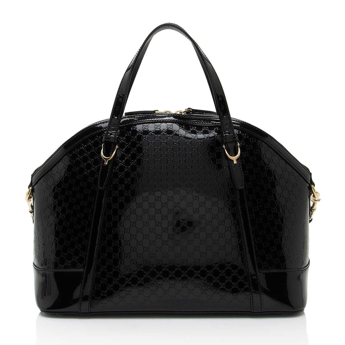 Gucci Microguccissima Patent Leather Nice Satchel (SHF-pCYqKU)